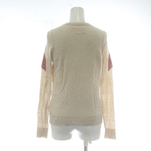 ザディグエヴォルテールZADIG&VOLTAIREセーターカシミアニット黒白S Zadig&Voltaire 長袖ニット ザディグエヴォルテールZADIG&VOLTAIRE