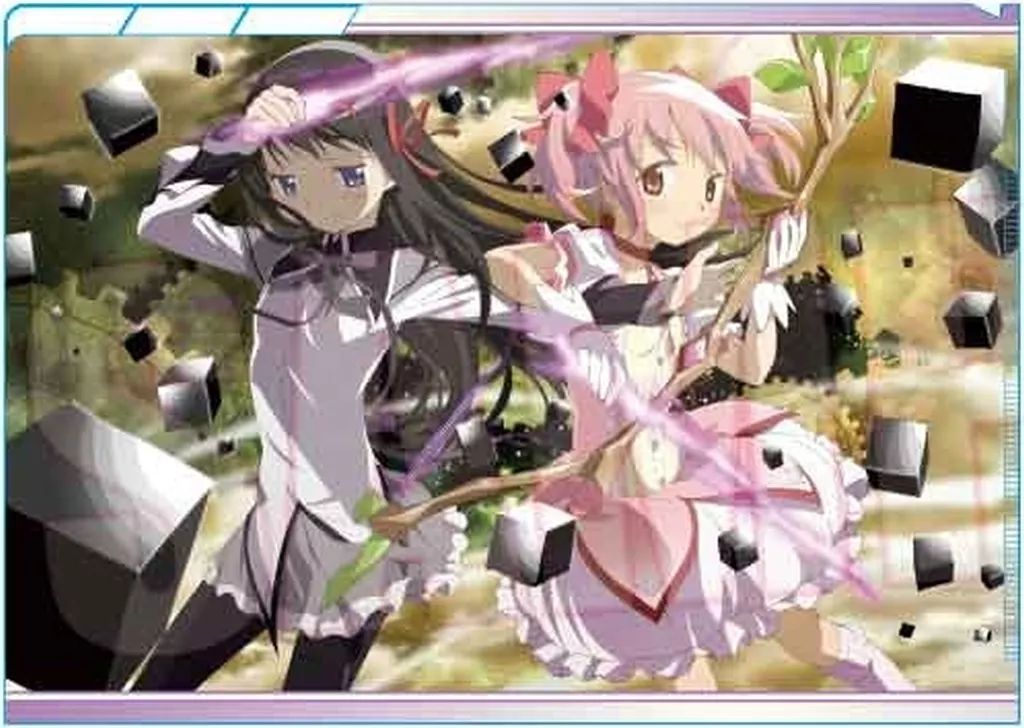 【非売品】魔法少女まどかマギカ 暁美ほむら 鹿目まどか ほむら クリアポスター グッズ-ポスター】魔法少女まどか☆マギカ クリアポスター／暁美ほむら