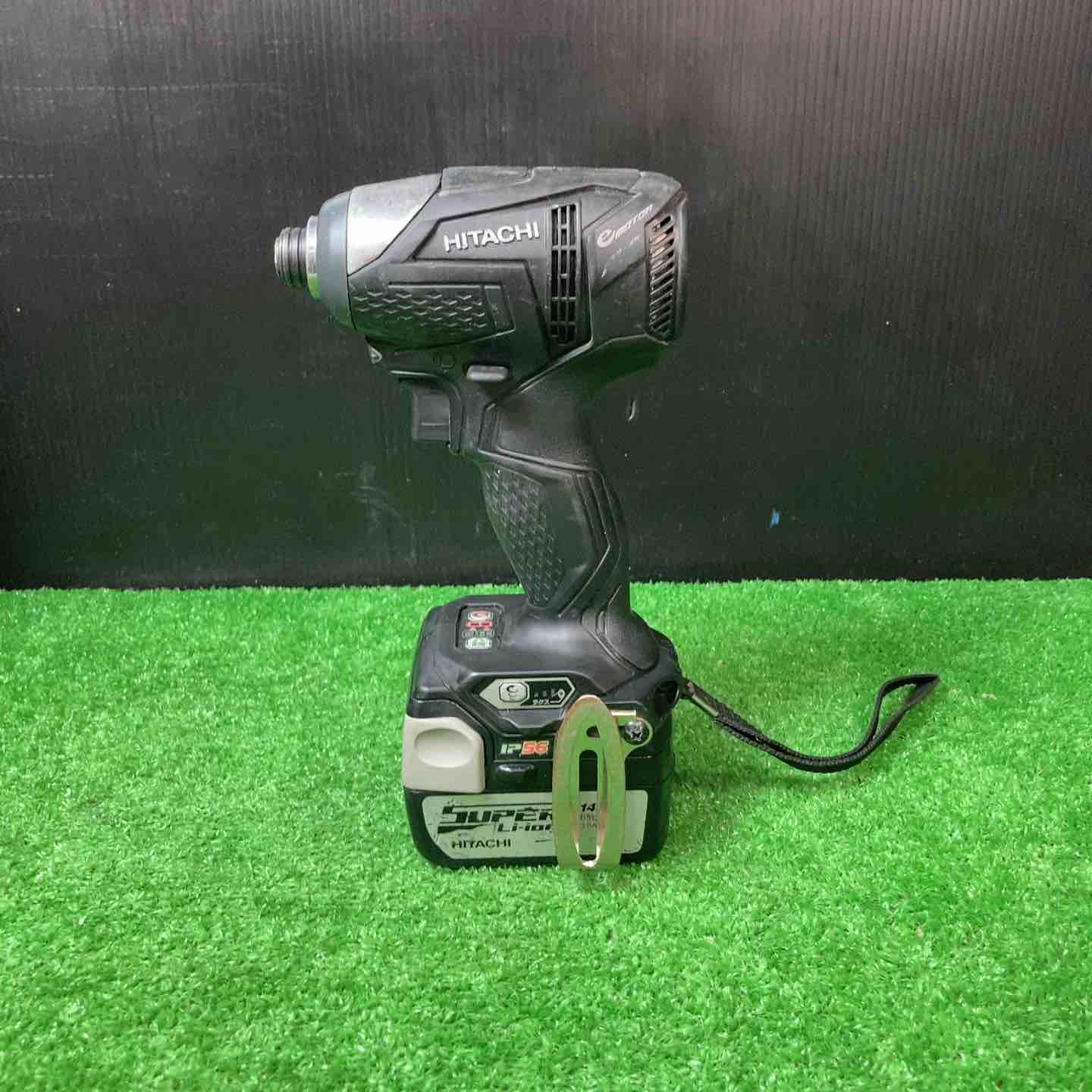 ハイコーキ HIKOKI 旧 日立工機 コードレスインパクトドライバー WH 14 DDL 2 LSCK B バッテリー 付き