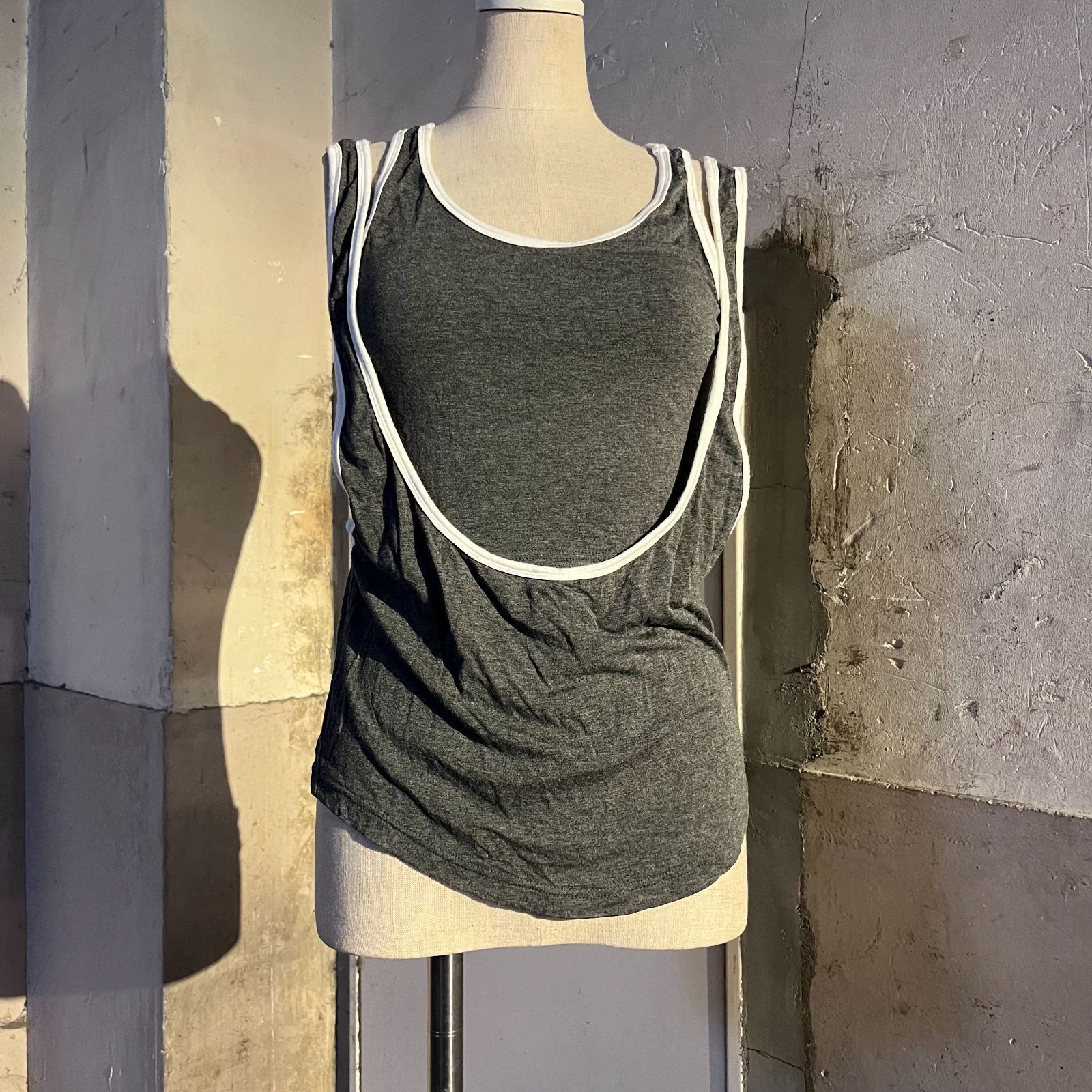 kotohayokozawa 19ss レイヤードタンクトップ ノースリーブ