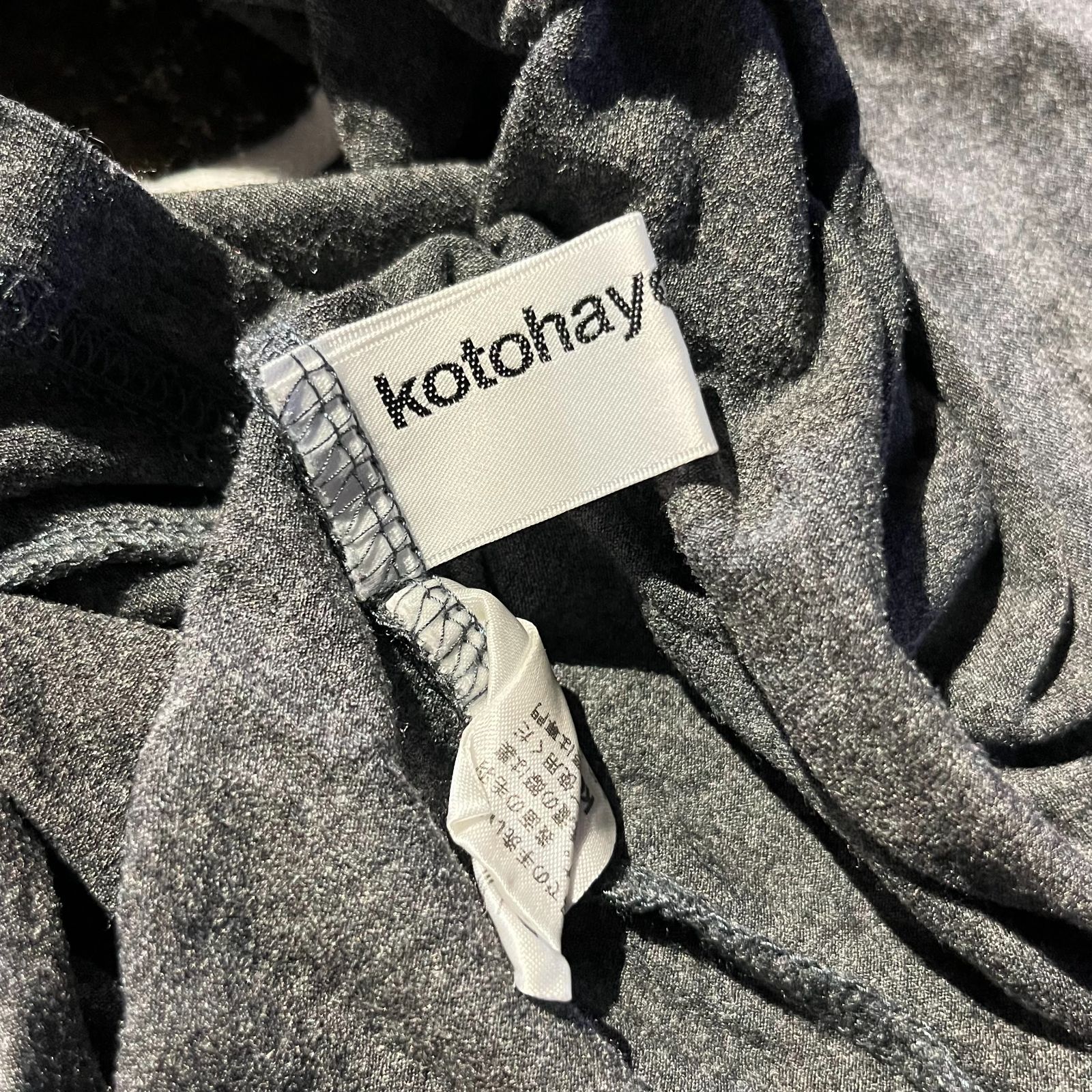 kotohayokozawa 19ss レイヤードタンクトップ ノースリーブ