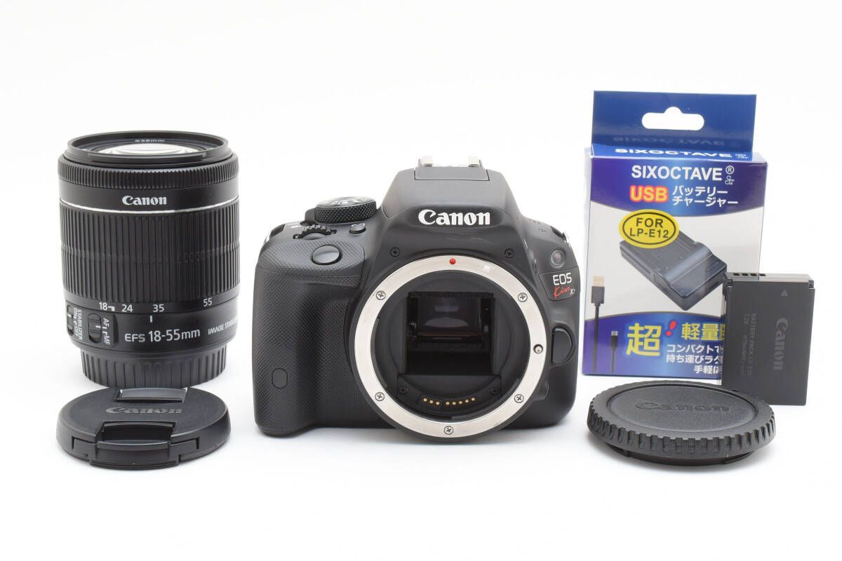 上品 ショット数17 367回 キヤノン Canon EOS kiss X 7 レンズキット EF-S 18-55 mm F 3.5-5.6 IS STM 1071 l