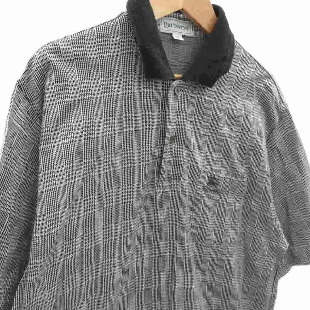 Burberry バーバリーズ 半袖ポロシャツ ストライプ ロゴ刺繍 LY BURBERRY（バーバリー） ポロシャツ 半袖シャツ シャツ ポロ