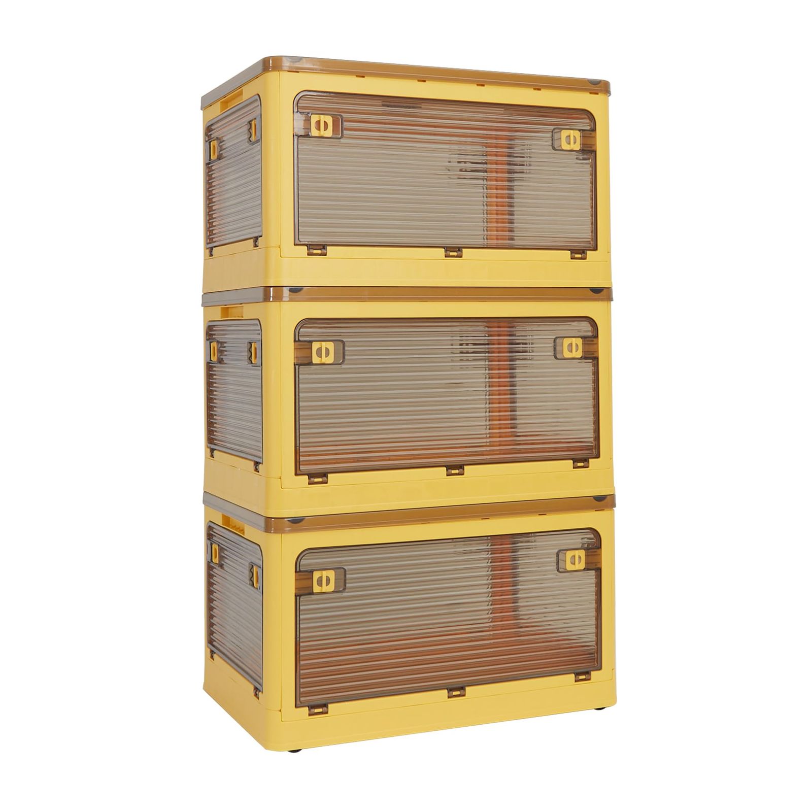 VECELO 収納ボックス 収納ケース 折りたたみ 蓋付き 積み重ね 全方向から取り出せる キャスター付き おしゃれ 多機能 大容量 衣装ケース 衣類 布団 おもちゃ 家庭用 オフィス用 車用 防塵 防湿 防カビ 無臭 透明 Mサイズ セット47