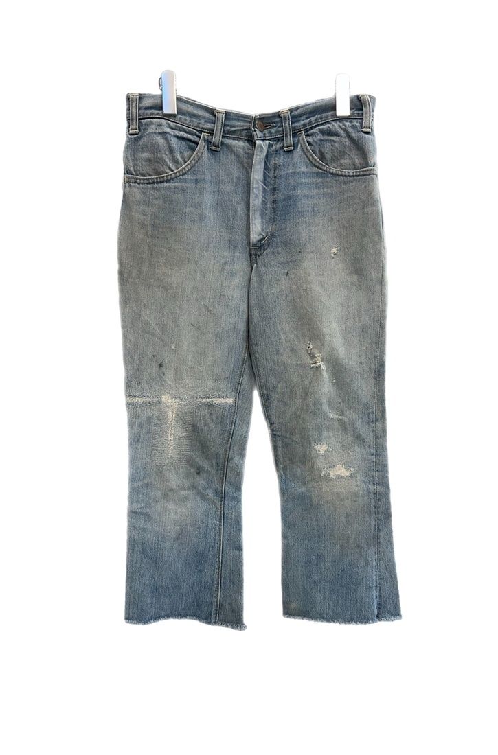 リーバイス Levi s 70’s 70年代 646 BIG E ボタン裏8 42 TALON ベルボトム フ ヴィンテージ デニム ブルー 101 MB-838