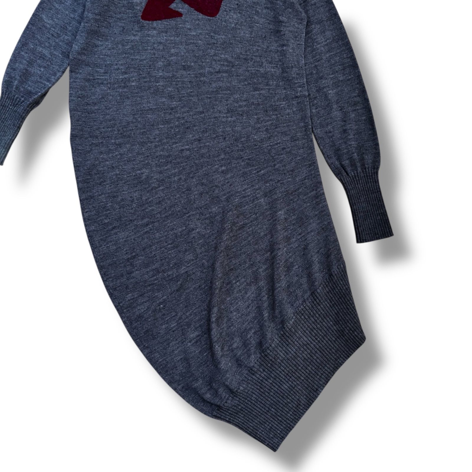 Vivienne Westwood 変形 長袖 ワンピース 総柄 ロープ　2 Vivienne Westwood red label 「Vivienne label」 長袖ワンピース 2