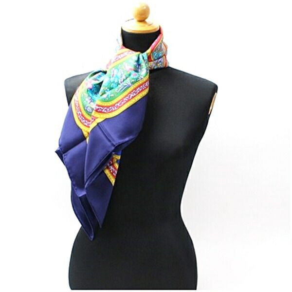 エルメス シルク スカーフ カレ90 未使用 QALAMDAN カラムダン - メルカリ