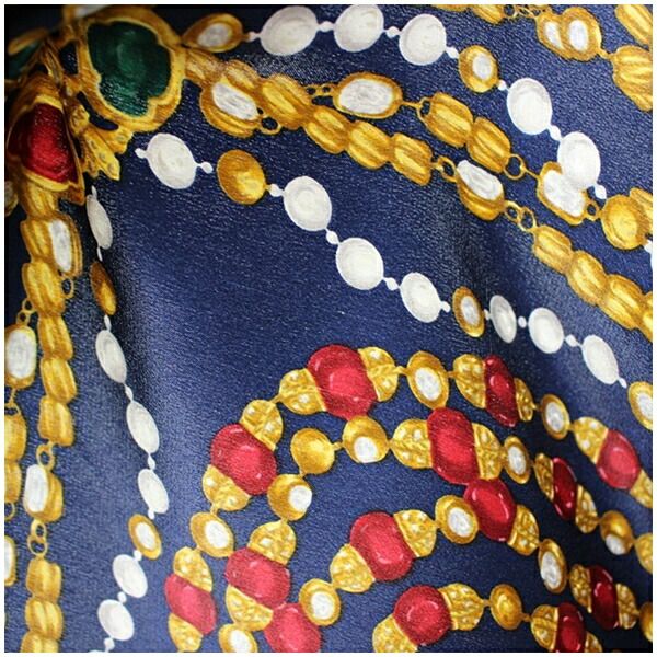 シャネル スカーフ ネイビー 宝石柄 中古 ABランク CHANEL - メルカリ