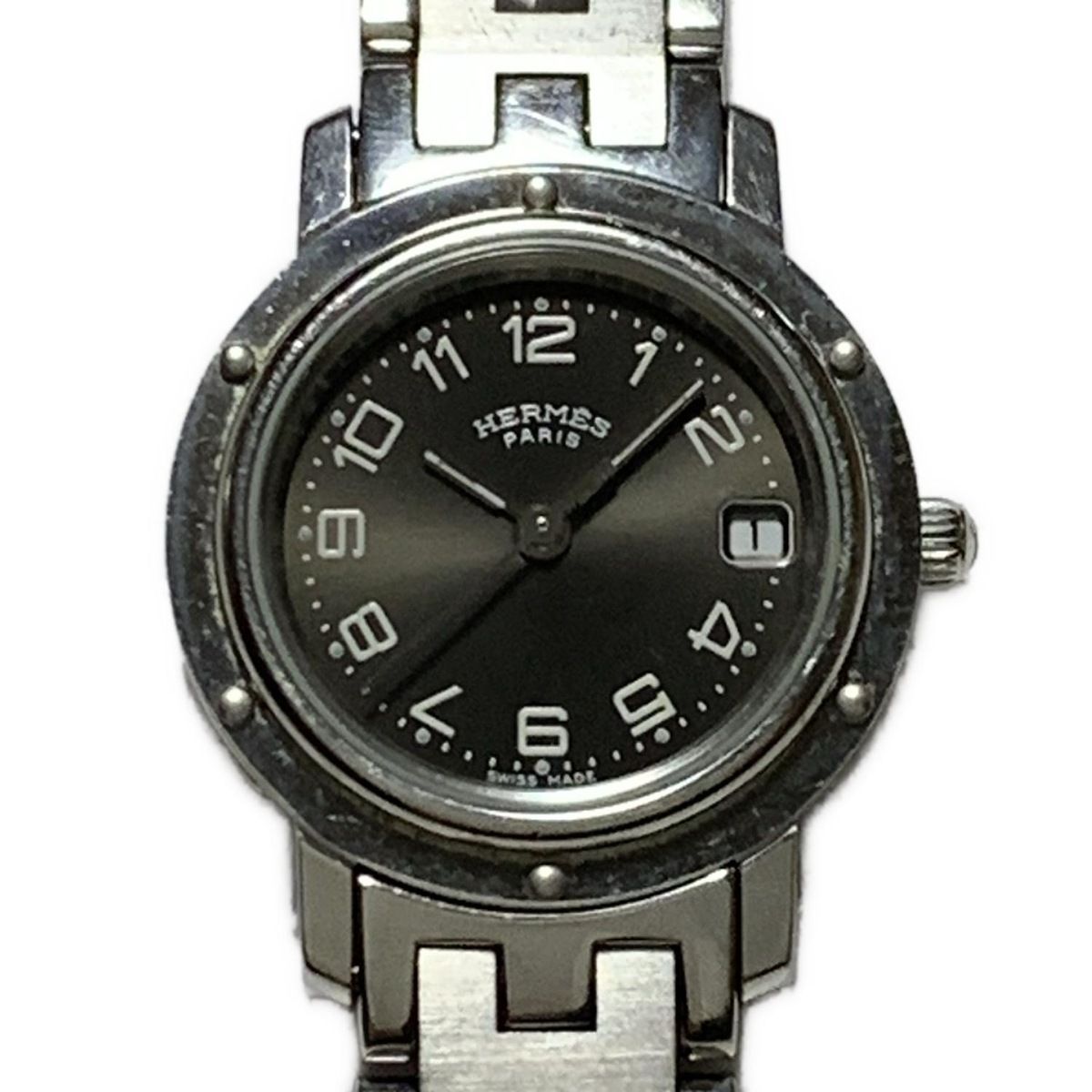 HERMES(エルメス) 腕時計 クリッパー CL4.210 レディース 黒 - メルカリ