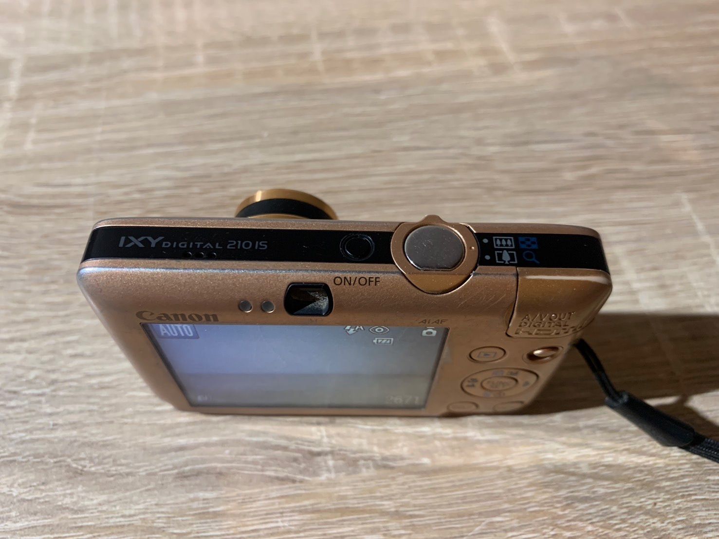 7645 Canon IXY DIGITAL 210 IS ゴールド デジカメ - メルカリ