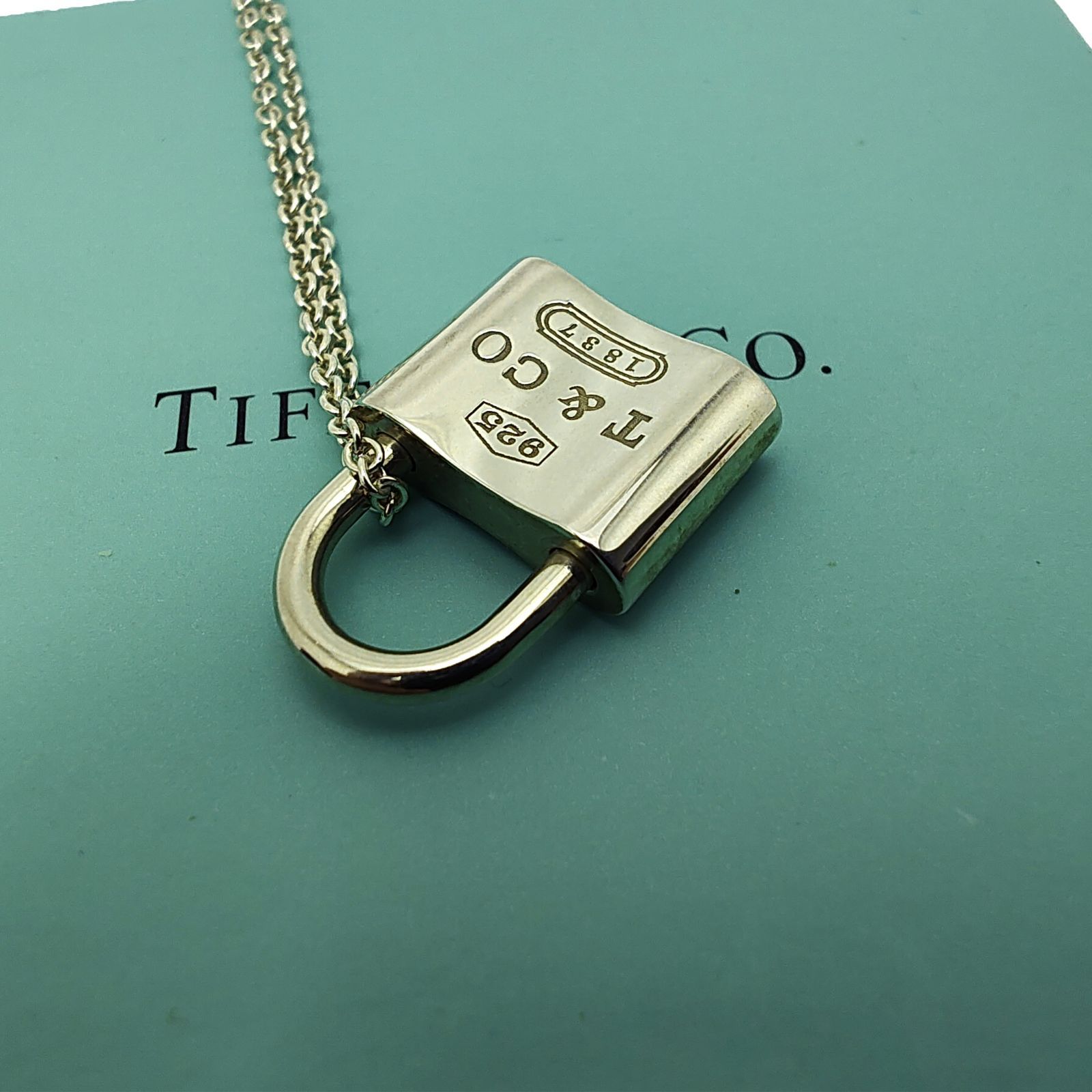 ティファニー 1837 ロック ネックレス SV925 カデナ 南京錠 パドロック