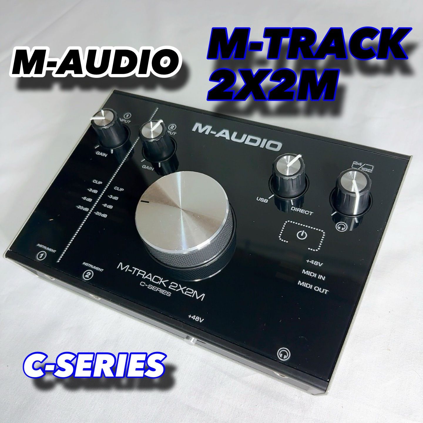極美品】M-AUDIO M-TRACK 2X2M C-SERIES MIDI対応 USBオーディオ 