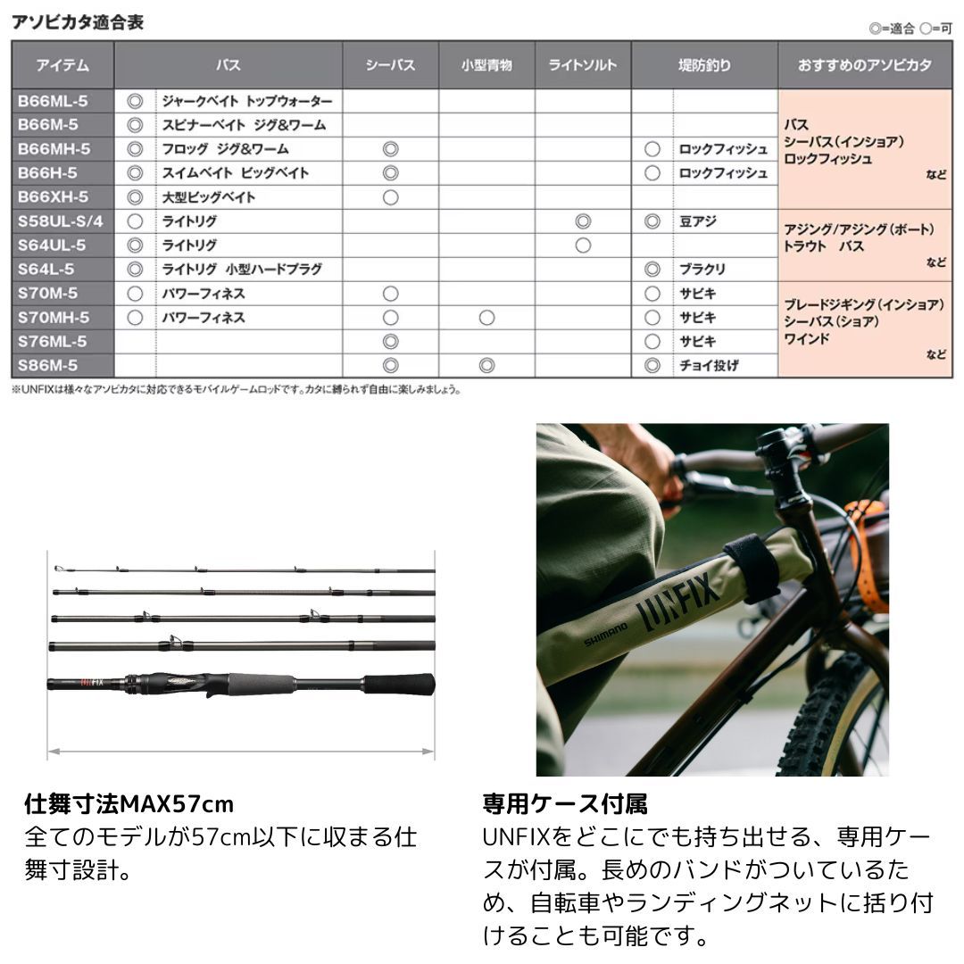 アンフィックス S76ML-5 SHIMANO（シマノ） - メルカリ