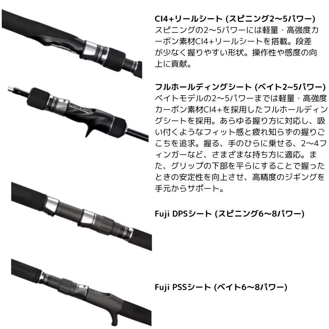 25 グラップラー タイプJ S53-8 SHIMANO（シマノ） 大型便A - メルカリ