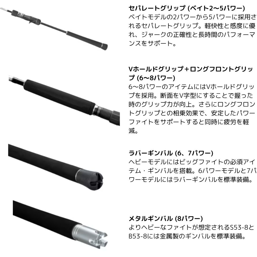 シマノ　グラップラータイプJ S53-8 【送料出品者負担】 25 グラップラー タイプJ S53-8 SHIMANO（シマノ） 大型便A - メルカリ