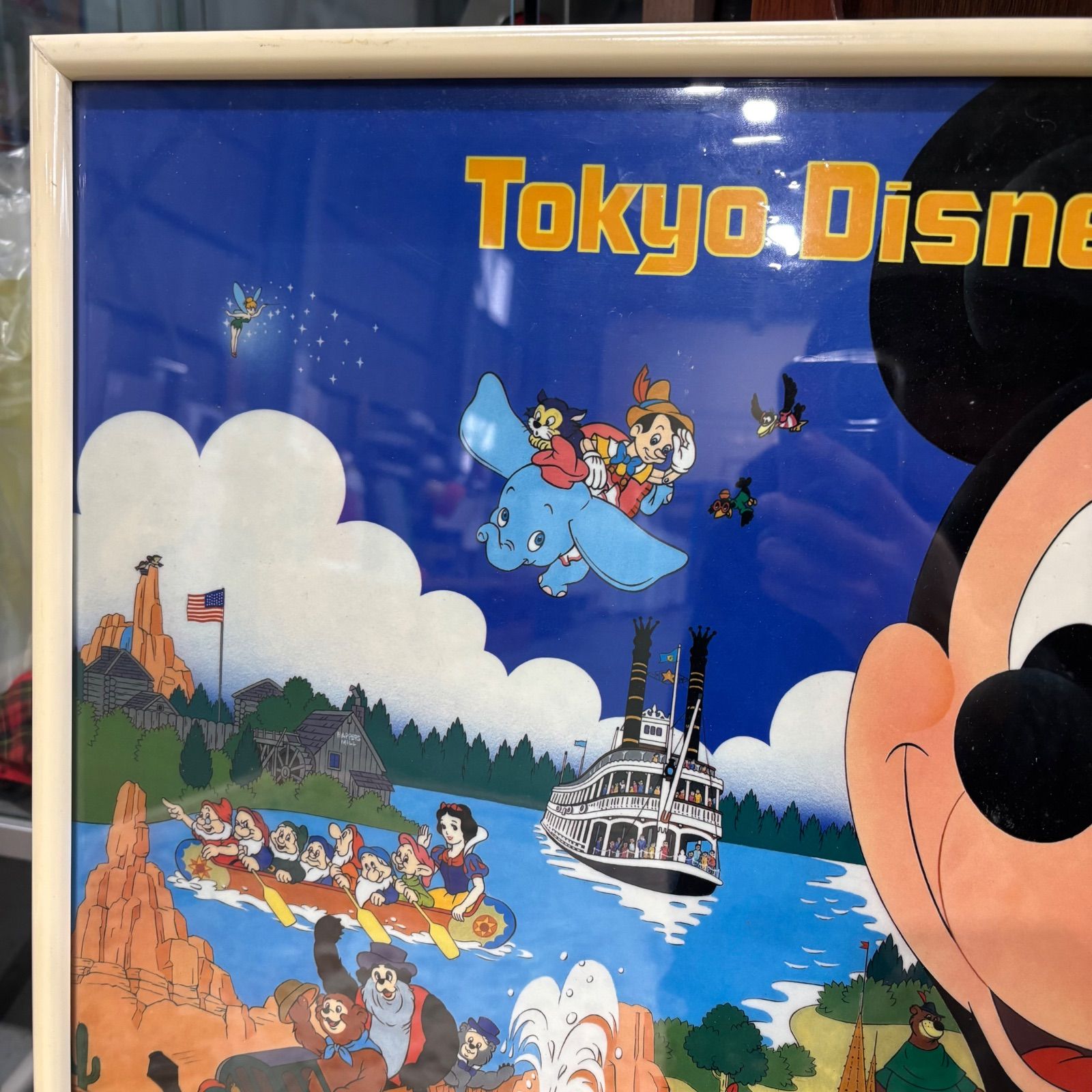 東京ディズニーランド ポスター 88年～90年代物 昭和レトロ 希少/当時物】東京ディズニーランド Disney フィルム ヴィンテージ