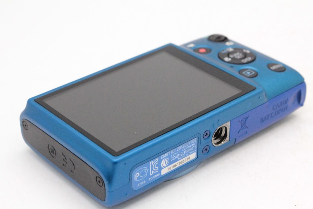 ☆美品☆キャノン CANON IXY 100F PC1896 ブルー コンパクトデジタル 