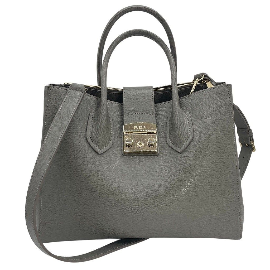 FURLA フルラ メトロポリス Sサッチェル ブラック フルラ 2way 