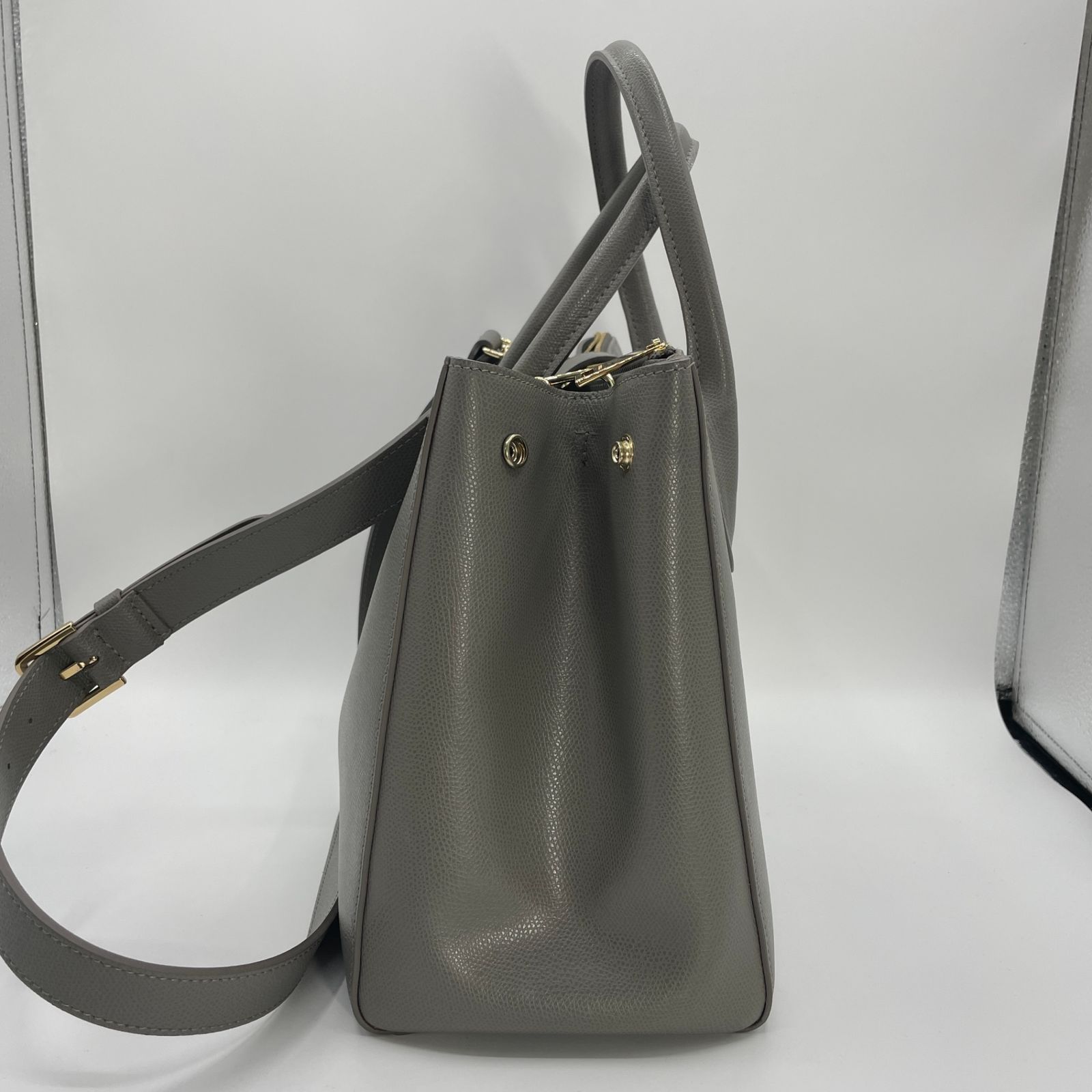 FURLA フルラ メトロポリス M 2way ショルダーバッグ グレー 