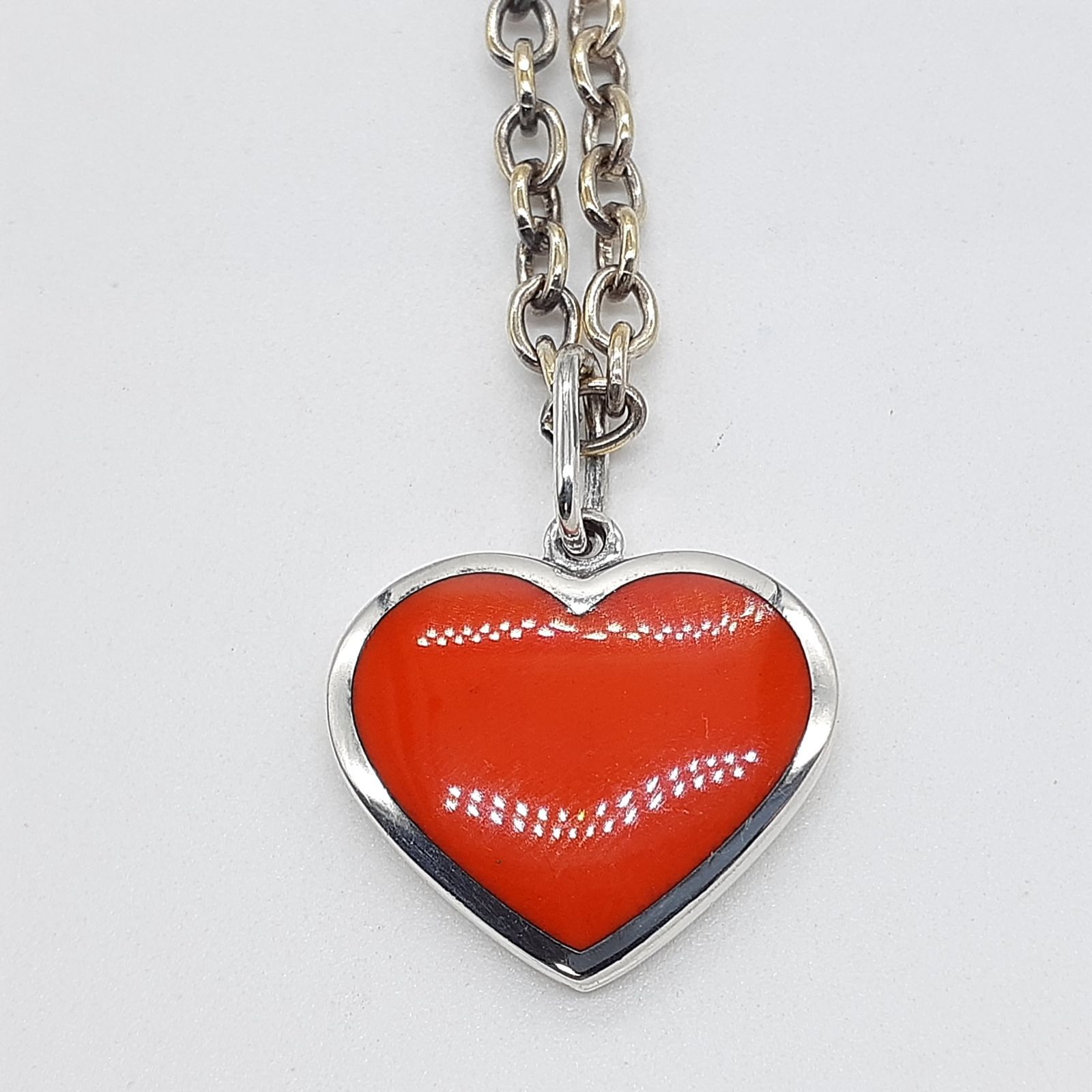 ハンスハンセン ヴィンテージ　ハートネックレス ジョージジェンセン ジョージジェンセン（GEORG JENSEN） ハート型のロケットペンダント