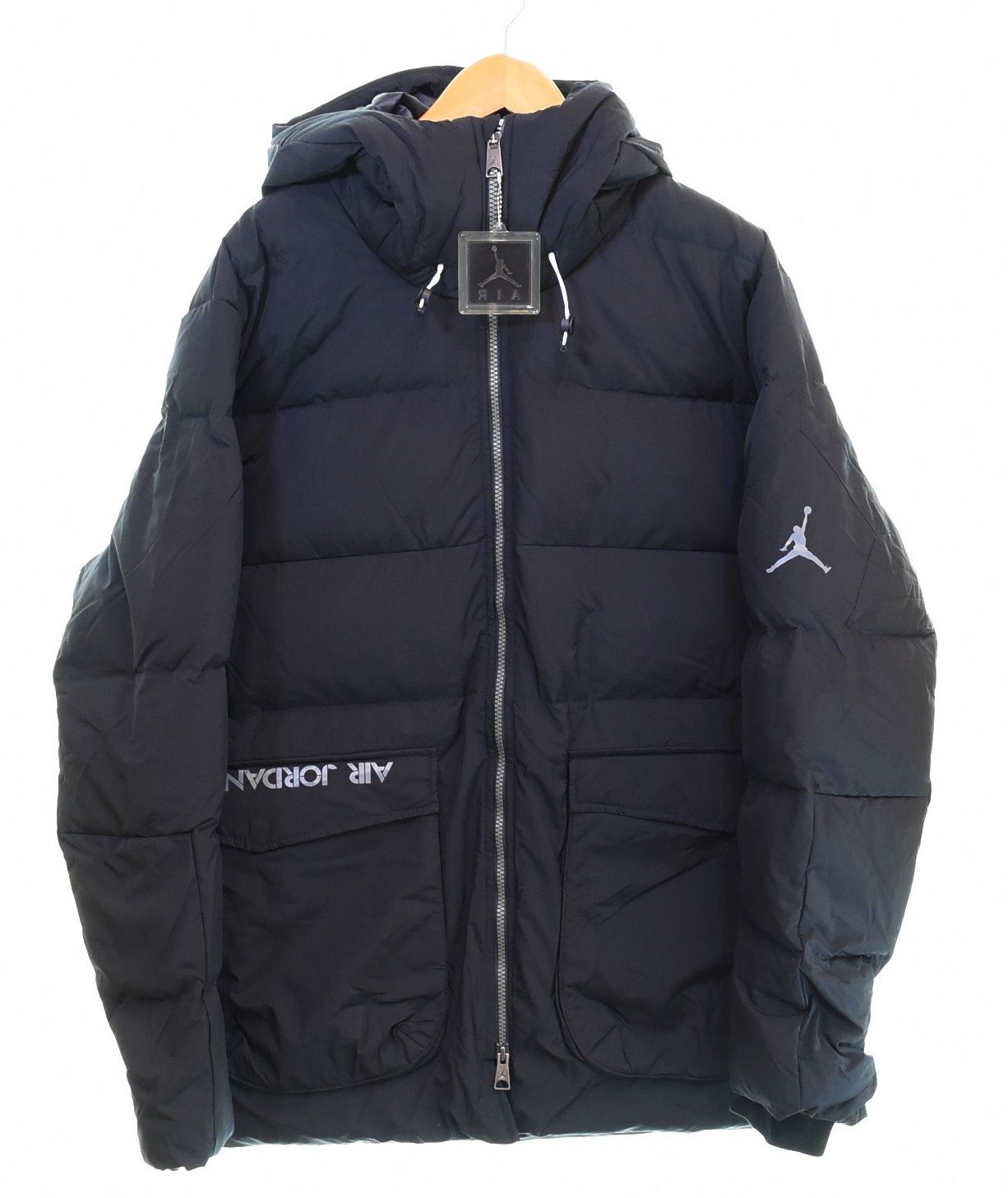 マ*ル様 Jordan ブラック ダウンジャケット XＸＬ ダウンジャケット/XXL/ナイロン/黒/AS M J JORDAN DOWN PARKA/ck6662