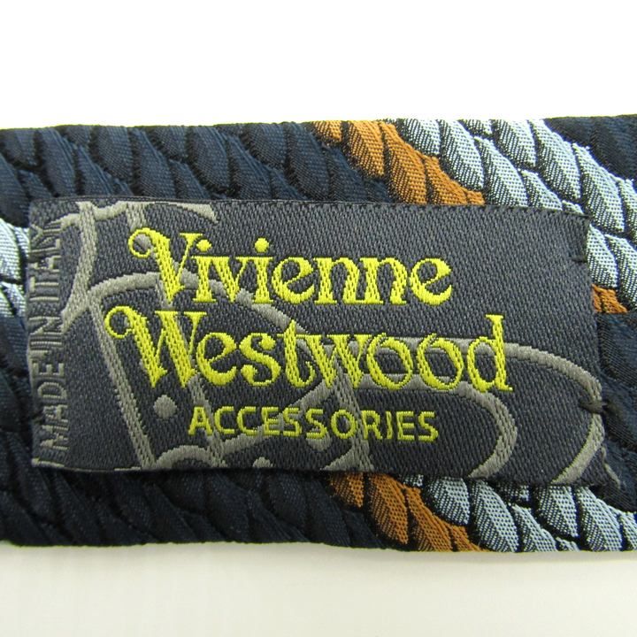 ヴィヴィアンウエストウッド ブランド ネクタイ オーブ柄 ストライプ柄