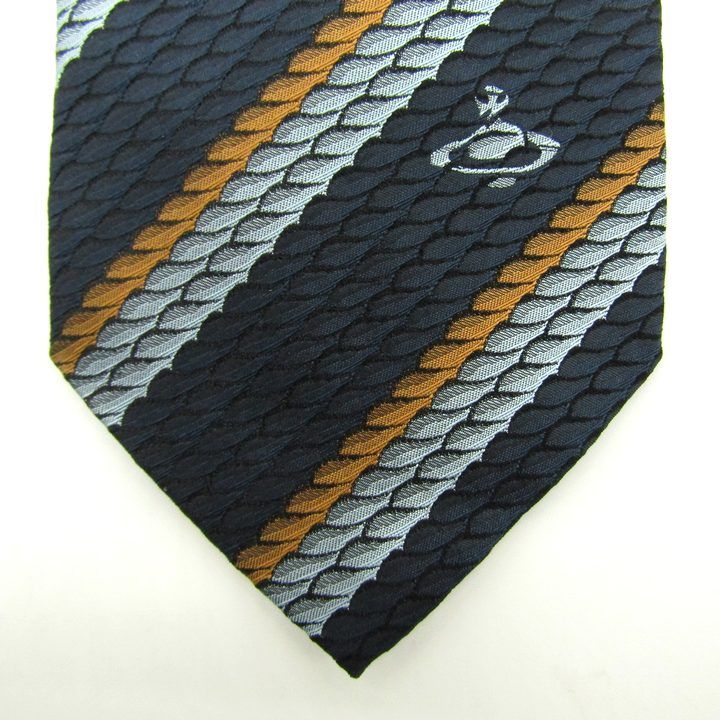 ヴィヴィアンウエストウッド ブランド ネクタイ オーブ柄 ストライプ柄