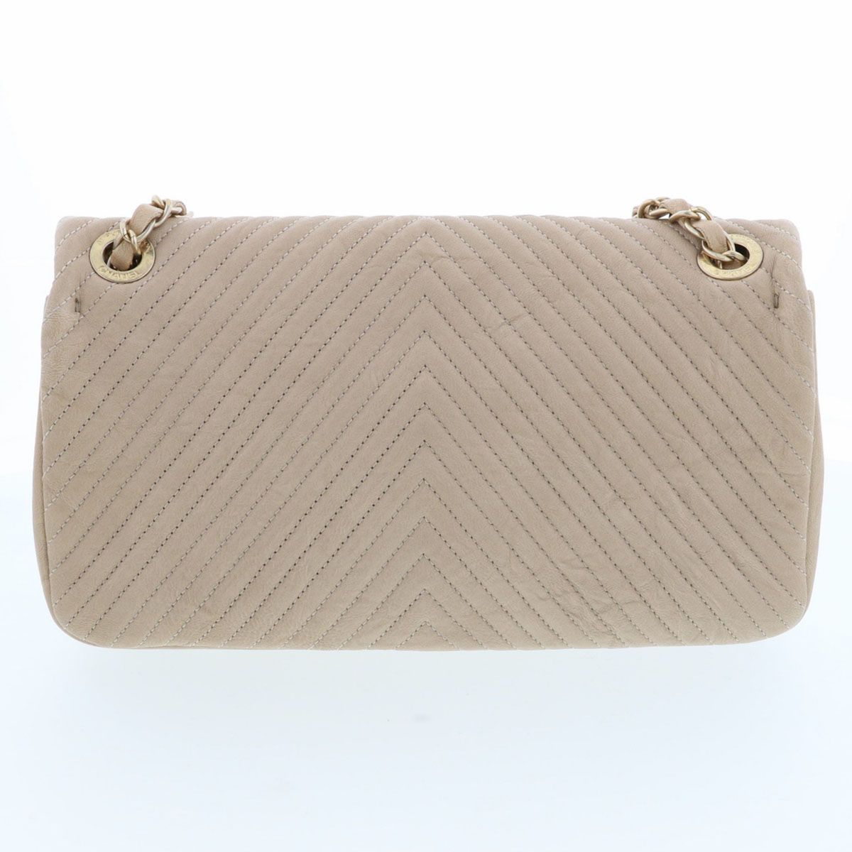 CHANEL シャネル シェブロン Vステッチ Sフラップ Wチェーン