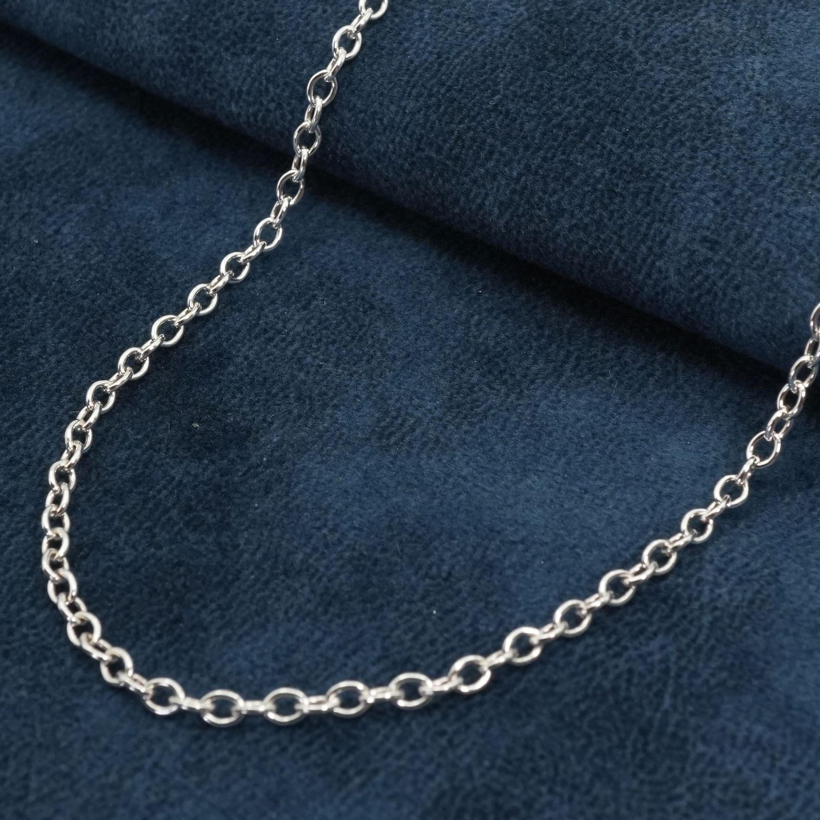 極美品45cmジョージジェンセン シルバー チェーン ネックレス/25-2694