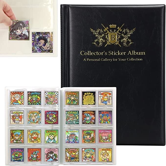 ビックリマンチョコ・シールウエハース等ファイル 手帳型 大容量 保管