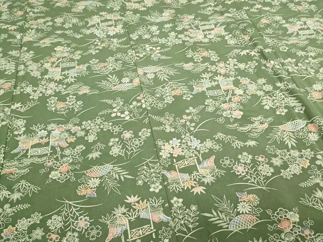 平和屋着物□上質な小紋 草花文 正絹 逸品 DABA9626sf - メルカリ