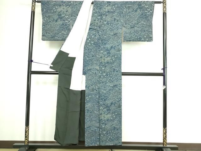 平和屋着物□上質な小紋 風景文 正絹 逸品 DABA9630sf - メルカリ