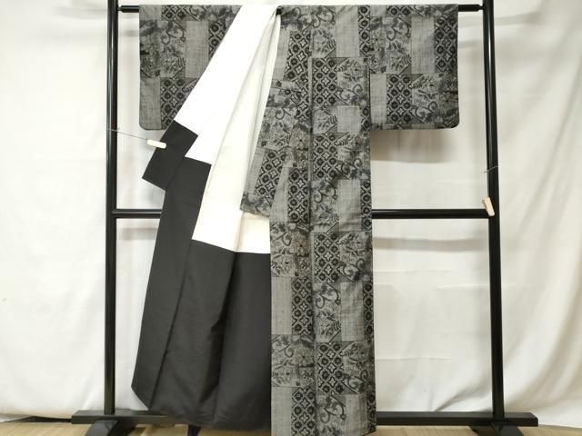 平和屋着物□上質な紬 花唐草文 正絹 逸品 CAAZ5938ev - メルカリ