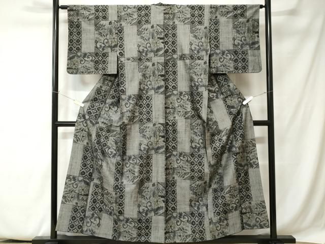 平和屋着物□上質な紬 花唐草文 正絹 逸品 CAAZ5938ev - メルカリ