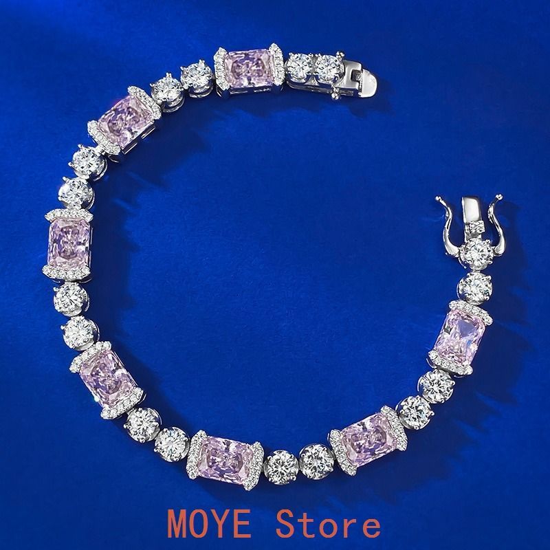 ブレスレット 人工ダイヤモンド シルバー925 チェーン 人工ダイヤ 人工宝石 宝石 ダイヤ ギフト 普段使い パーティー 卒業式 結婚式 プレゼント 女性 記念日 おしゃれ 可愛い 華やか zb 33