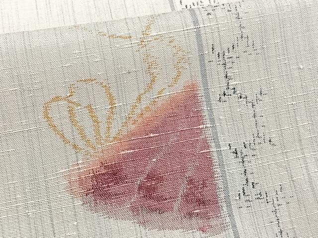 平和屋着物□上質な紬 麻の葉間道 正絹 逸品 CABB8566xi - メルカリ