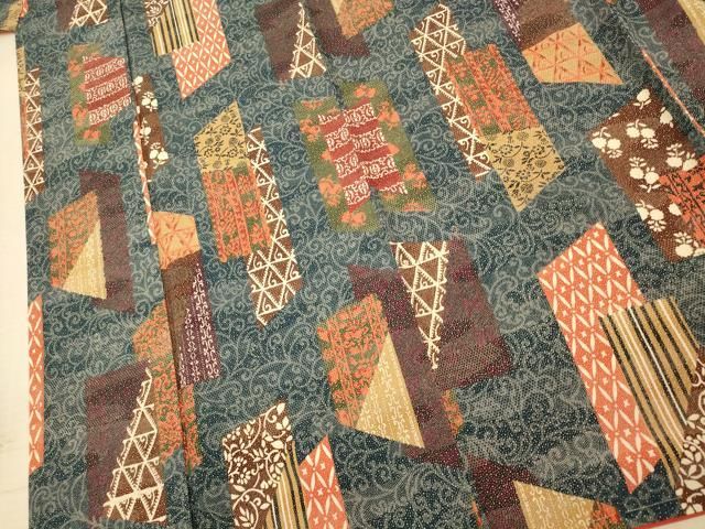 平和屋着物□江戸小紋 吉祥花文 正絹 逸品 未使用 AABE3897fw - メルカリ