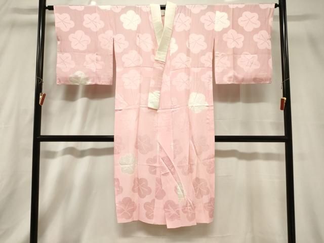 平和屋着物□長襦袢 無双仕立て 舞梅地紋 暈し染め 正絹 逸品