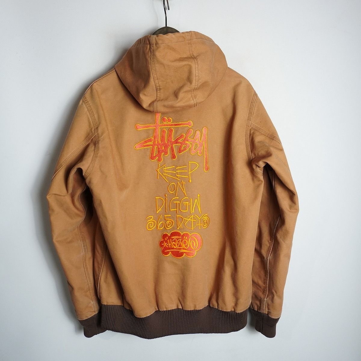 stussy 00s アクティブパーカー ワークジャケット 00s HAZE x STUSSY × CARHARTT × SAVAGE ヘイズ × ステューシー