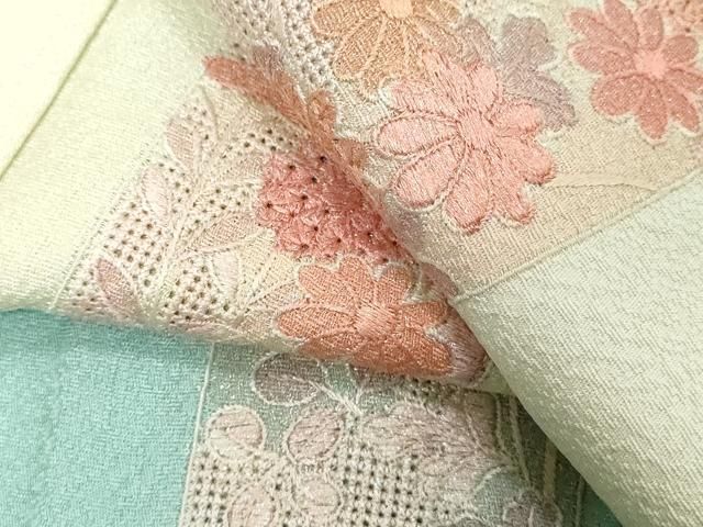 平和屋着物□中国三大刺繍 スワトウ刺繍 汕頭刺繍 総刺繍 訪問着 短冊