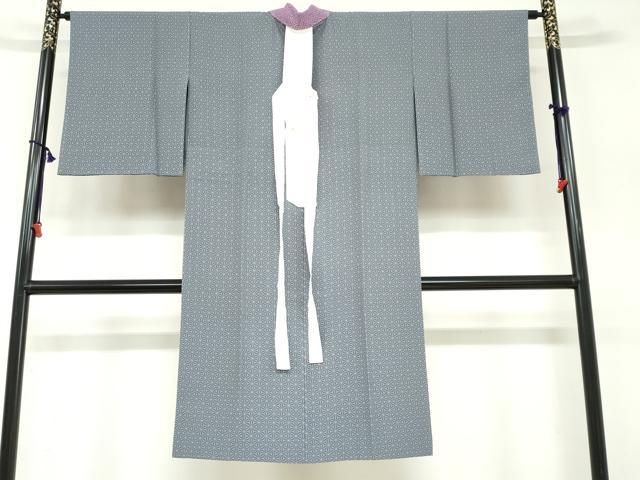 平和屋着物○長襦袢 無双仕立て 麻の葉文様 正絹 逸品 DABB0438ud