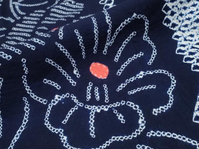 平和屋着物∴夏物 浴衣 有松鳴海絞り 枝椿 綿 逸品 CABB6652ng - メルカリ