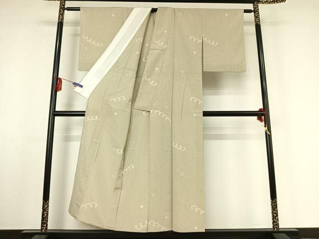 平和屋着物▽本塩沢 単衣