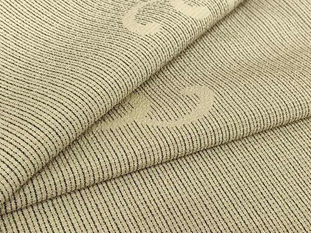 平和屋着物▽本塩沢 単衣 立波文 正絹 jh