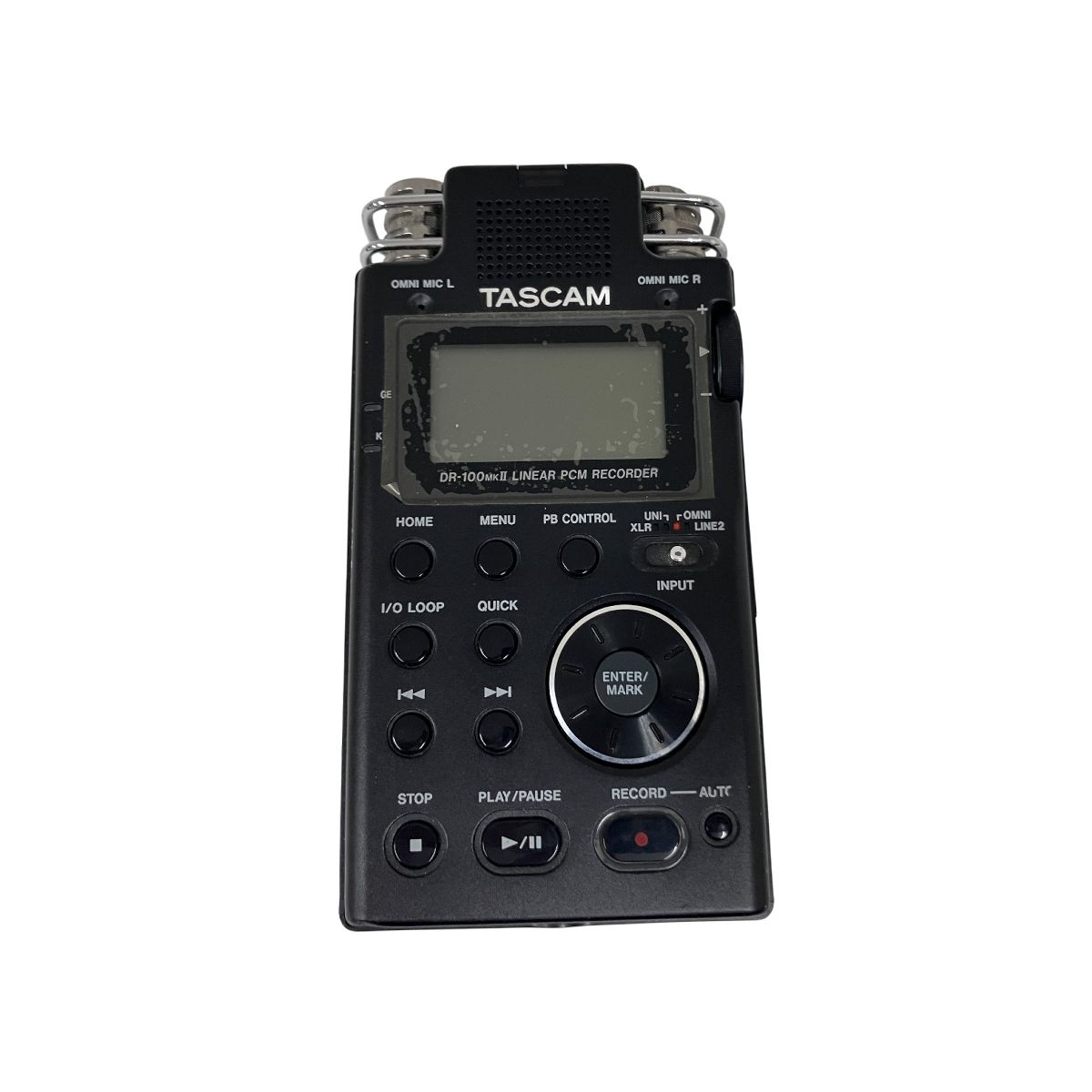 TASCAM タスカム DR-100 MKII リニアPCMレコーダー マイク破損有