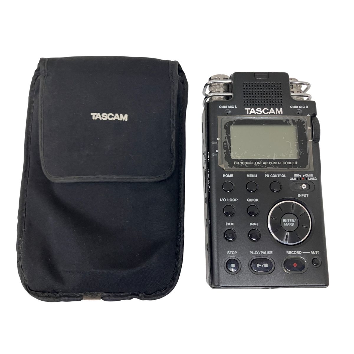 TASCAM タスカム DR-100 MKII リニアPCMレコーダー マイク破損有