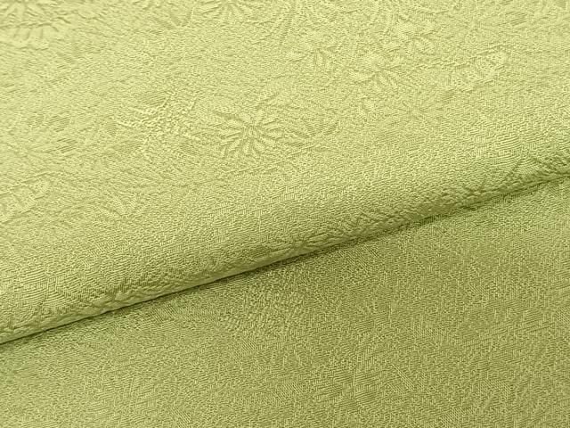 草花地紋 若菜色