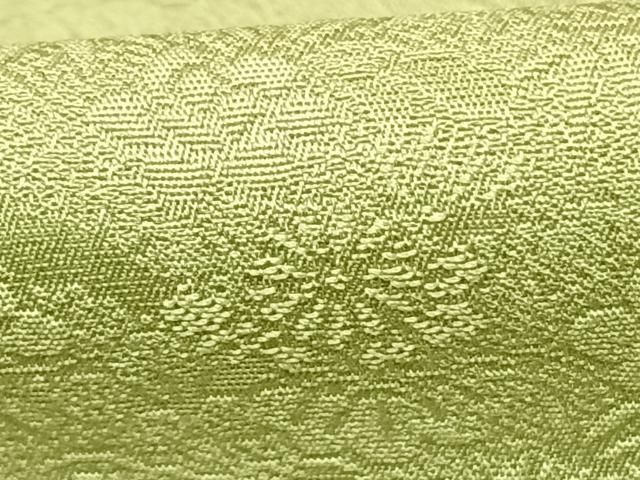 草花地紋 若菜色