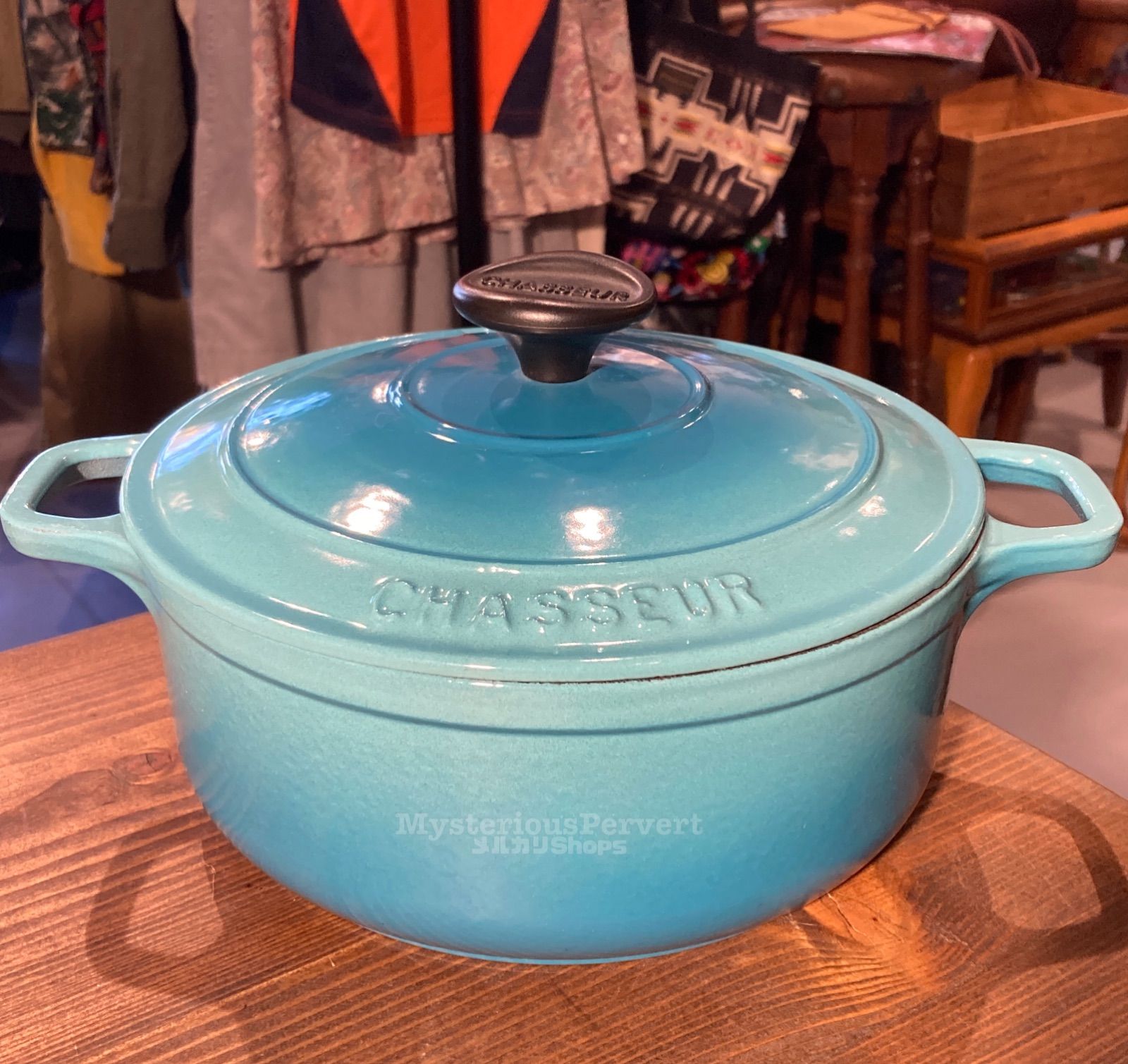 MP 022 CHASSEUR 両手鍋 ブルー