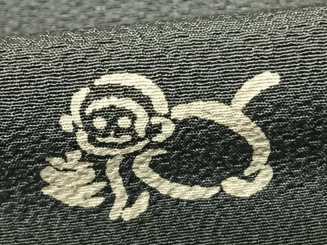 平和屋着物○上質な小紋 作家物 猿蟹合戦 正絹 逸品 AABF0612fy - メルカリ